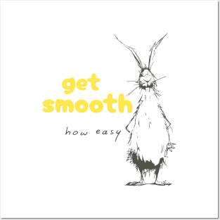 Get Smooth How Easy Rabbit Illustration Posters and Art